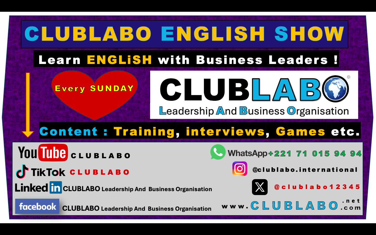 CLUBLABO English Show