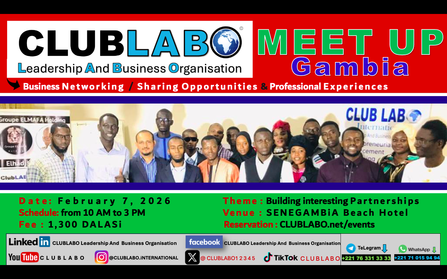CLUBLABO MEET UP Gambia 2026