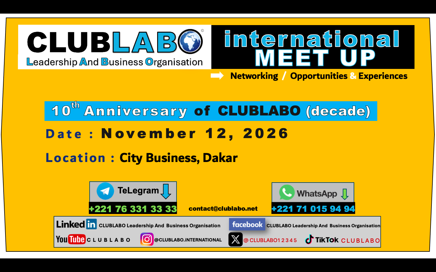 10th Anniversary CLUBLABO